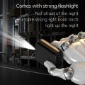 M13 Mini TWS Wireless Bluetooth 5.3 Earbuds Noise Cancelling Earphones Handfree Calling Driving Headphones Support TF Card Input MP3 Player Music Headset with Charging Box and Led Flashlight. 