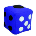 Dice Bean Bags. 