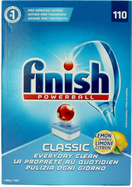 Finish Powerball Classic Lemon Sparkle Tablets - 110 Pack
