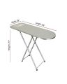 Folding Iron Stand Iron Table Foldable Adjustable Iron Stand Wood Top Multicolor. 