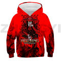 Japan Manga Alucard Eyes Hellsing 3D Hoodies Warm Loose Sweatshirt Baby Kids Clothing Seras Victoria High Street Pullovers Hoody. 