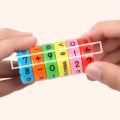 Children Numbers Magic Digital Cube Toy Montessori Puzzle Game Kids Learning Educational Math Magnetic Block Calculate Game. 