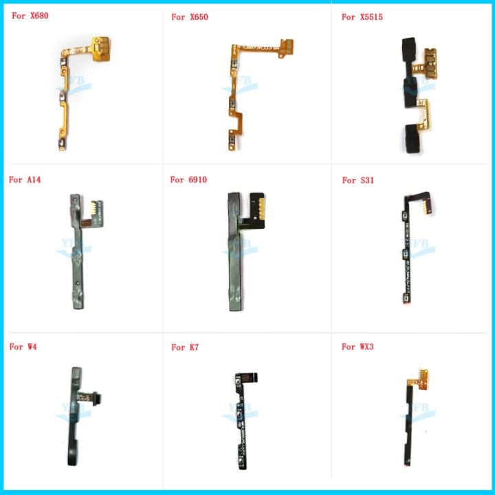For Infinix Tecno Spark 6 go KF6 X687 X689 BD2 BC1 S16 Pro X680 X650 X5515 A14 6910 S31 W4 K7 WX3 Power Volume Switch Flex Cable