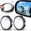 Car Round Mirror Original Glass Rear View Blind spot Side Mirror Wide-angle 360 lens - 2 pcs. 