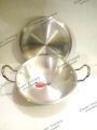 Silver Karahi With Silver lid (metial polish). 