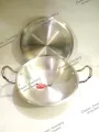Silver Karahi With Silver lid (metial polish). 