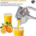 SP Dealz Manual Fruit Juicer, Selected Trend Juice Squeezer Aluminium Alloy Hand Press Juicer Lime Metal, for Juicing Lemons, Limes, Oranges, Metallic,. 