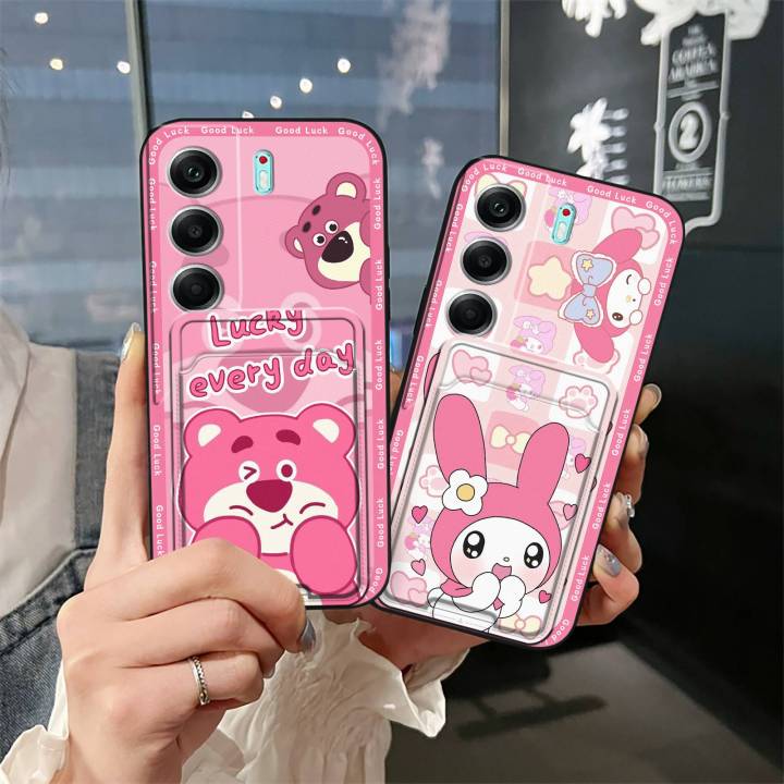 protective Card slot Phone Case For Tecno Camon40 4G/CM5 Full wrap TPU Card bag Back Cover Anti-knock Cover Anti-dust