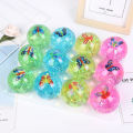 Colorful LED Fancy Lighting Rubber Bouncing Ball for Kids - Fun Playtime Essential!. 