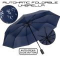Fully Open Close Automatic Folding 8 Ribs Umbrella for Rain and Sun Light Compact Size Umbrella Premium Quality Portable Three Steps Folding Umbrella. 