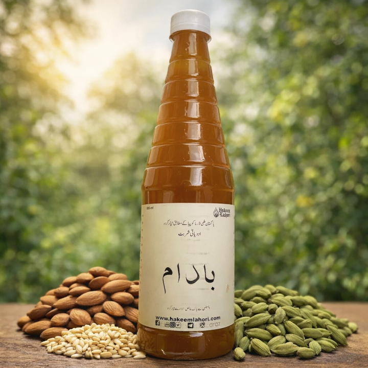 Sharbat%20e%20Badam%20%D8%B4%D8%B1%D8%A8%D8%AA%D9%90%20%D8%A8%D8%A7%D8%AF%D8%A7%D9%85%20(800-ml)%20%7C%20Hakeem%20Lahori%20-%20Image%206
