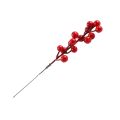Artificial Christmas Red Berries Stems for Christmas Tree Ornaments. 