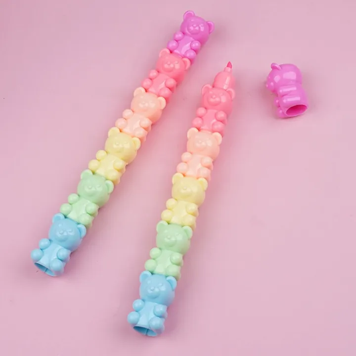 %E3%80%90HOT%E3%80%91%20Kawaii%205%20Colors%20Little%20Bear%20Fluorescent%20Marker%20Pen%20Set%20Highlighter%20Pens%20Painting%20Highlight%20Mark%20Cute%20Stationery%20School%20Supplies%20-%20Image%204