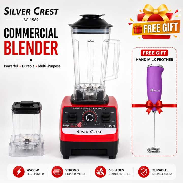 Silver%20Crest%20SC-1589%20Commercial%20Blender%204500W%203%20in%201%20Heavy%20Duty%20Juicer%20Mixer%20Grinder%20with%20FREE%20Hand%20Milk%20Frother%20-%20Image%203