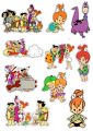 The Flintstones Stickers for Laptop 11 Pcs Car Bike Phone Stickers. 
