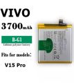 Vivo V15 Pro Battery Replacement for B-G1 Battery with 3700mAh Capacity-Silver. 