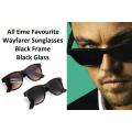 Black Wayfarer Sunglasses For Men & Women Large size Sunglasses (CODE 011). 
