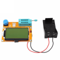 Transistor Tester Capacitor Resistor Diode Triode Thyristor Double Diode Thyristor Tester LCR-T4 Multifunctional Plastic 1 PCS. 