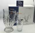 Deli soga glassware water set 1 PC jug & 6 PC glass delisoga made in china. 