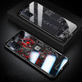 For OPPO A72 Back Cover Version Theme Case Tempered Glass Protection shockproof Cover for OPPO A72 case Transparent Circuit Board Design Full Coverage Phone cases. 