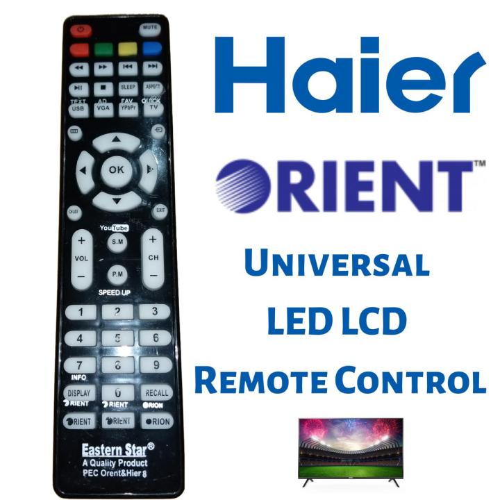 Haier Orient Universal Remote Control for Haier_Orient LED/LCD TV