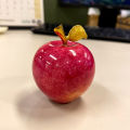 Set of 3 Apples, 2" Marble Apple, Handmade Decoration Item For Home, Apple Stone Paperweight For Desktop and Offiice Table. 