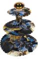 BATMAN THEME CUPCAKE STAND 3 TIERS CUPCAKE STAND. 