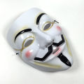 Halloween Luminous Hacker Mask LED Glowing V For Vendetta Face Mask Neon Light Up Cosplay Anonymous Mask Bar Carnival Prop. 