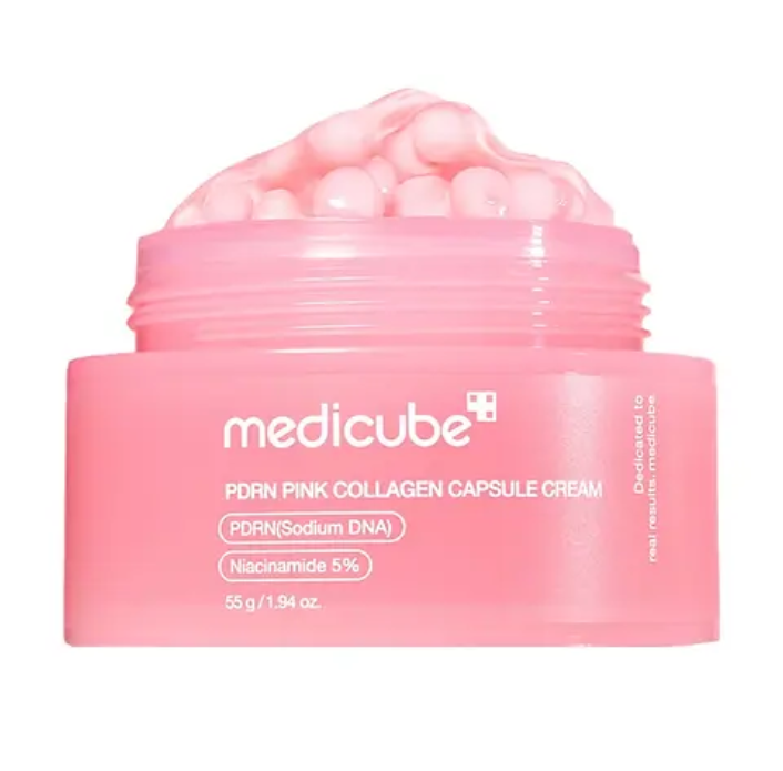 (Medii-cube's) PDRN'S Pink Collagen's Capsule's Cream | Korean Anti ...