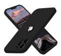 iPhone 13 Pro Max Black Soft Silicon Back Cover. 