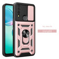 Lereach For TCL 30 XE 5G Mobile Phone Case Camera Thick Armor TPU+PC Hard Ring Car Ring Bracket Shockproof Back Cover. 