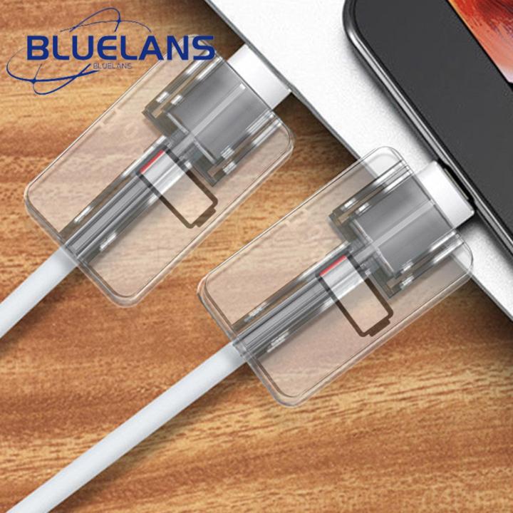 Bending Resistant Cable Cover Type-c Cable Protector Prevent Bending Breaking Anti-fouling Easy to Clean Reinforced Clip Cable Protective Cover