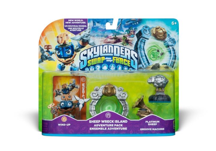 Action Figure Skylander SPYRO ADVENTURE Sheep wreck island ADVENTURE pack For Game Skylander SPYRO adventure