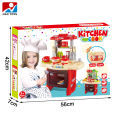 35Pcs Kitchen Set For Kids  Pretend Play Cooking Set  Sink Water Sound & Light Effects. 