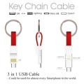 Micro Usb Lightning Cable 3 In 1 Lightning Micro Type C Portable Short Fast Charging Cord Magnetic Less. 