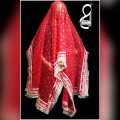 Qabool Hai with Groom Name Customization Bridal Net Fancy Dupatta Wedding Nikah Party - RED - Fine Tailored Stitch Nikkah Duppatta For Shadi Qubool Hai Lace Dupata For Girls Women Traditional Embroidery Bridal Dubata Net Fancy Dress Qubool Hai Dupatta. 