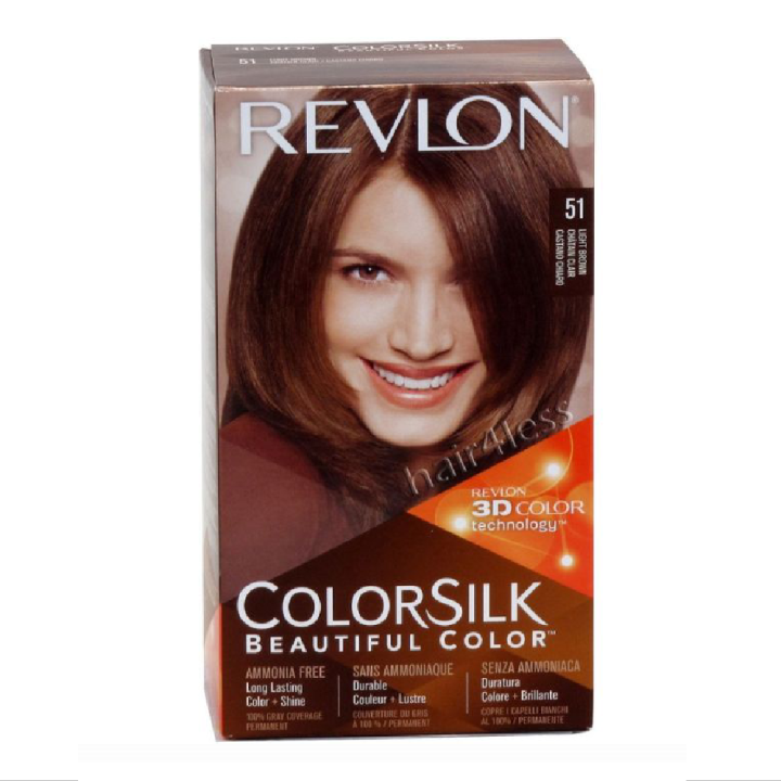 Alfatah Mall - REVLON HAIR COLOR SILK LIGHT BROWN 51-AFP-000008024