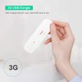 USB Dongle, 3G Network Card, White USB Stick Plug and Play 3g Umts: b1 with Indicator Light, Does Not Support WiFi, One-Click Connection and Up to 7.2Mbps A A56 DONGGLE. 