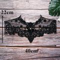 Embroidery Lace Neck Collar Sewing Applique Wedding Gown Bridal Dress Fabric Craft DIY. 