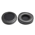 80mm Headphones Foam Round Ear Pads Cushions Replacement Black. 