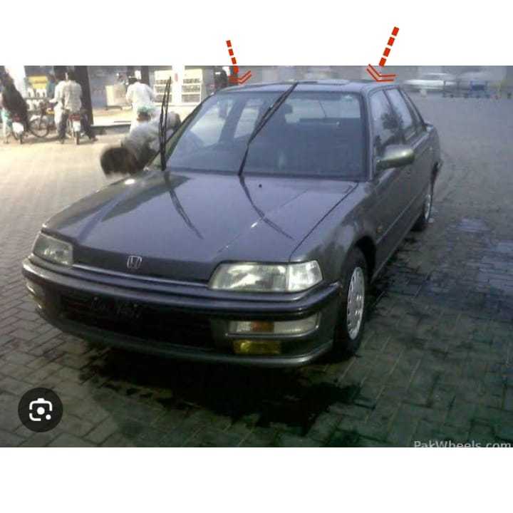 HONDA CIVIC 1990-1994 | ROOF MOULDING | ROOF RUBBER | ROOF STRIP | CHATH KI RUBBER | 2 PCS SET | LOCALLY IN VIP QUALITY TYPE