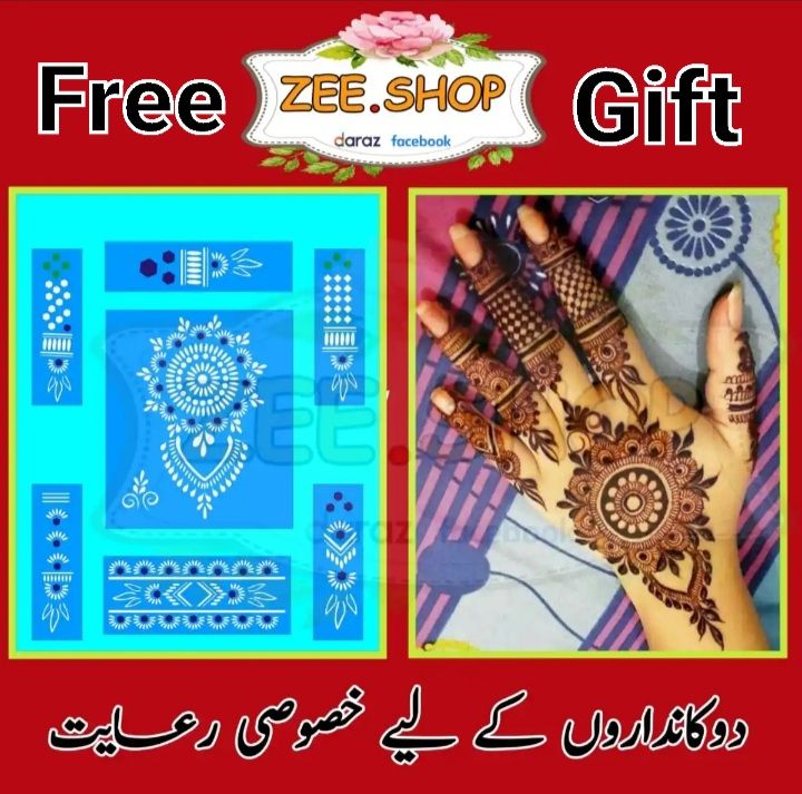 Mehndi stickers / Mehndi designs / Mehndi papers / Mehndi Stencils