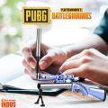 PUBG SNIP Gel Pen LED Light up 0.5mm Blue Ink Novelty Writing Tool Neutral Pen Kawaii Kids Gifts Stationery School Prize. 
