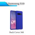 Samsung S10 Back Cover 360 Case Cover For Galaxy S10 - Blue. 
