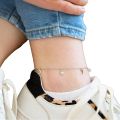 Silver Star & Moon Anklet Jewellery For Girls Fishtail Chain Fashion Personality Korean Jewellery. 