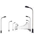 10x Model LED Lamp Lights Single Head Street Park Scenery Layout 1:300 Scale. 