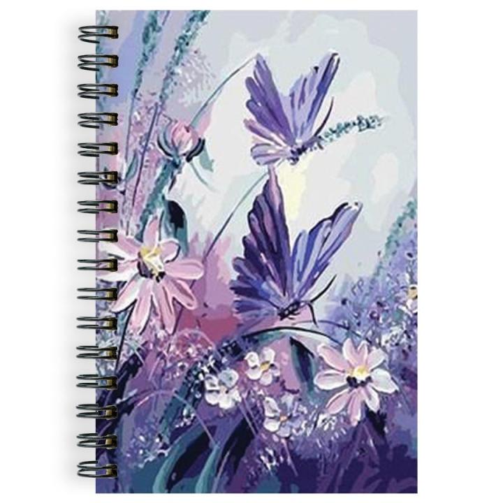 Flower Them Spiral Note Book  3 subject
