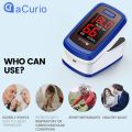 aCurio Pulse Oximeter NHS Test Oximeter - CE Approved Oxygen Monitor Finger Adults and Child Heart-Rate Monitor - Oxygen Saturation Monitor Accurate Fast Blood Oxygen Monitor Heart Rate Monitor ORIGINAL UK ZONE. 