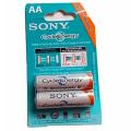 Pack of 2 - 100% Original Sony Japan Cycle Energy Rechargeable Cell Rechargeable Battery 1.2V 4600 mAh AA Size Double A. 