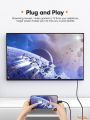 USB C to HDMI Cable 3FT Male to Male, or Home Office, 4K@30Hz for Black. 
